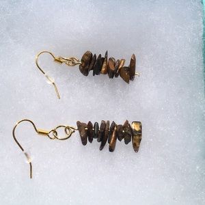 Tigers eyes earrings